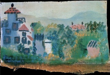 Maison 1931 Cubisme Peinture à l'huile
